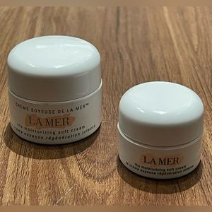 New Authentic La Mer 2 Piece The Moisturizing Soft Cream Bundle